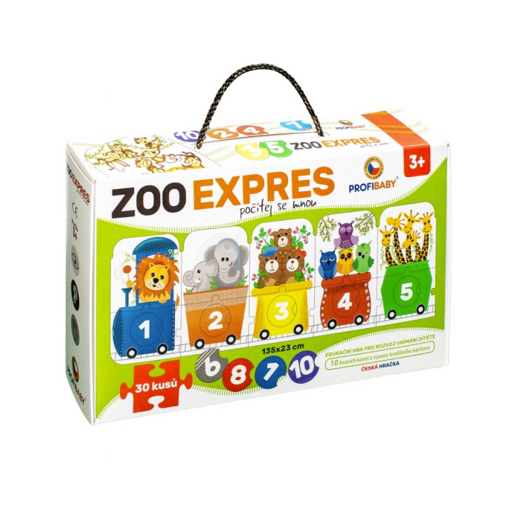 Obrázok Profibaby Puzzle Zoo Express 30ks