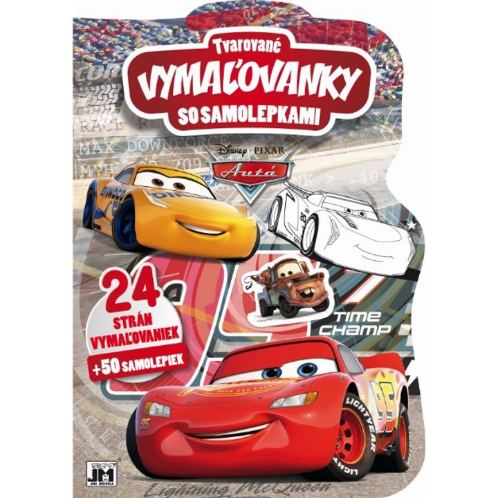 Obrázok Tvarované vymaľovanky/ Cars (Walt Disney)