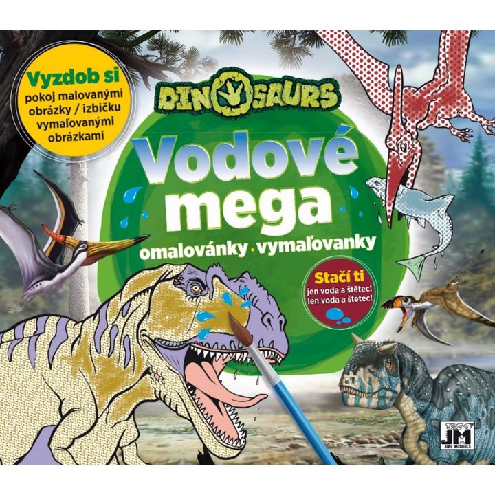 Obrázok Vodové mega omalovánky / vymaľovanky - Dinosaurs