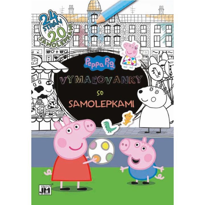 Obrázok Vymaľovanky so samolepkami - Peppa Pig