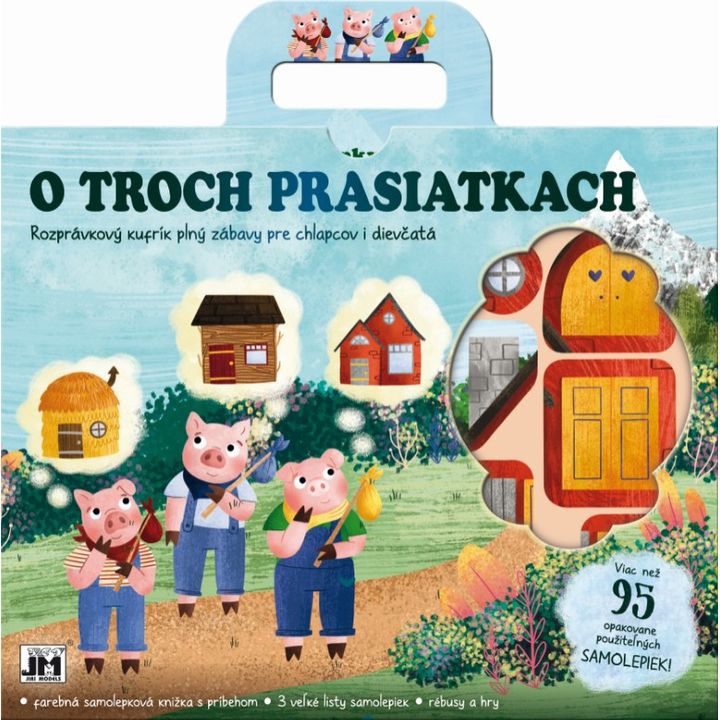 Obrázok O troch prasiatkach - zábavný kufrík