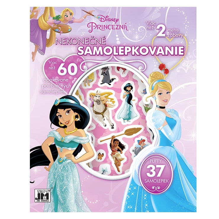 Obrázok JiriModels Nekonečné samolepkovanie Disney Princezné