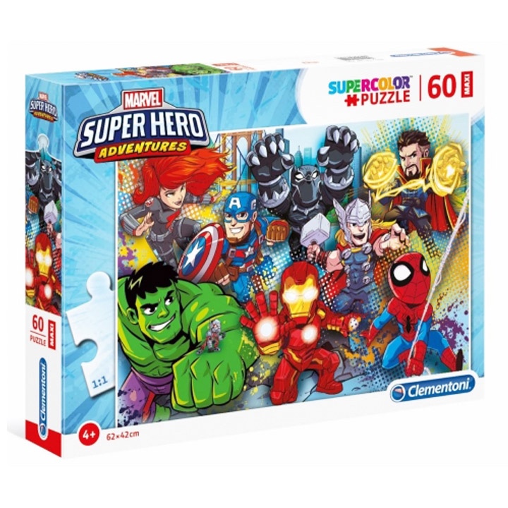 Obrázok Clementoni Puzzle 60 Maxi Super Hero Adventures