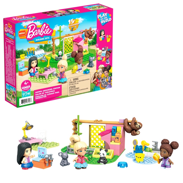 Obrázok CreativeToys Stavebnica Barbie - Salón pre zvieratká